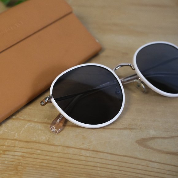 Ollie Quinn White Framed Sunglasses - Picture 5 of 8